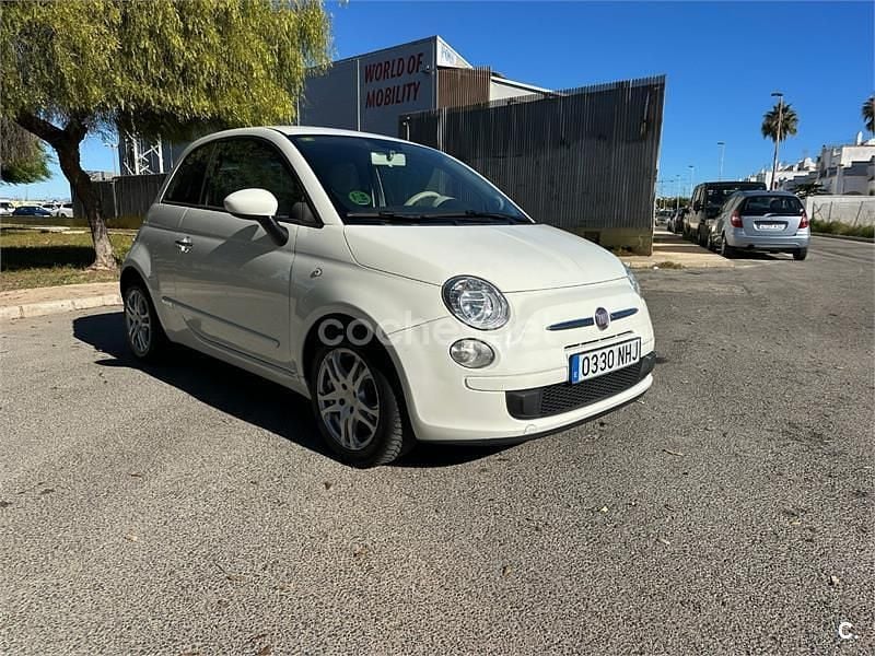 Blanco Usado 2010 Fiat 500 Pop Berlina | 6800 € (Un poco caro) - Imagen 1/4