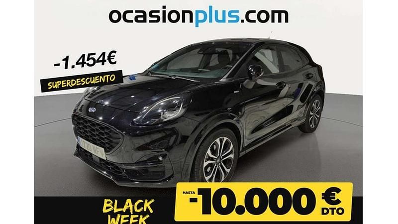 Negro Usado 2023 Ford Puma ST-Line SUV | 14.546 € (Precio justo) - Imagen 1/4