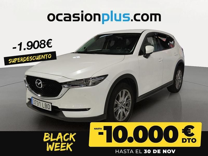 Blanco Usado 2019 Mazda CX-5 SUV | 20.490 € (Precio justo) - Imagen 1/4