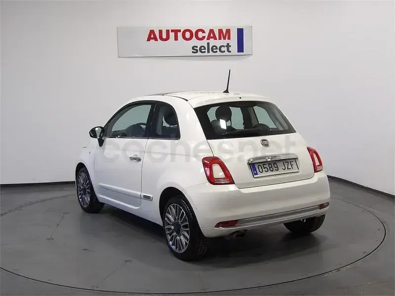 Usado Fiat 500 Lounge 69 CV (50 kW) 2017 Blanco Berlina
