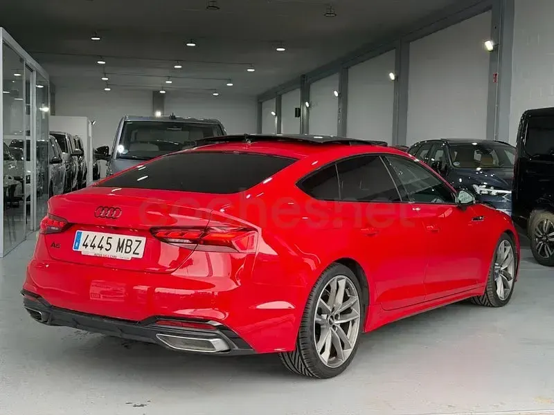 Usado Audi A5 Sportback S-Line 163 CV (119 kW) 2022 Rojo Utilitario