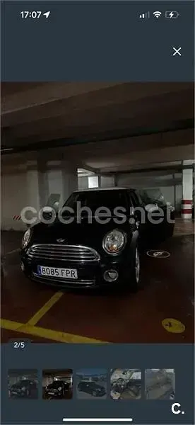Usado Mini Cooper 120 CV (88 kW) 2007 Negro Utilitario