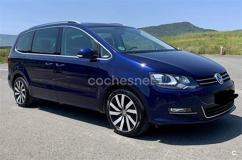 Usado VW Sharan Sportline 184 CV (135 kW) 2018 Azul Monovolumen
