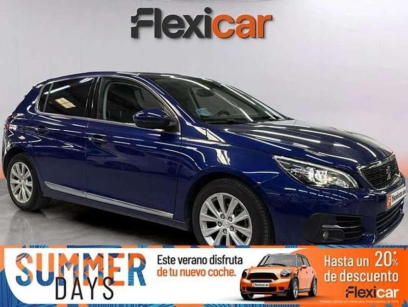 Azul Usado 2018 Peugeot 308 Style Familiar | 9490 € (Buen precio) - Imagen 1/4