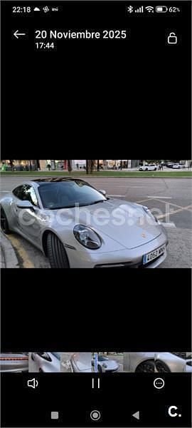 Usado Porsche 911 Carrera 385 CV (283 kW) 2024 Gris / plata Coupe