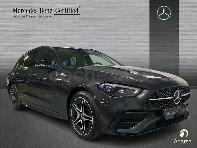 Usado Mercedes C300e AMG line 313 CV (230 kW) 2024 Gris grafito Familiar