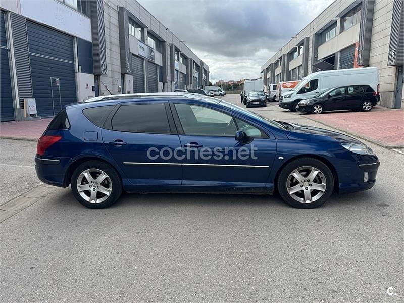 Usado Peugeot 407 Premium 136 CV (100 kW) 2006 Azul Familiar
