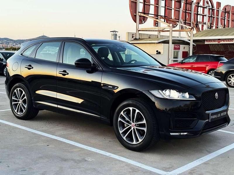 Negro Usado 2020 Jaguar F-Pace R-Sport SUV | 26.900 € (Precio justo) - Imagen 1/4