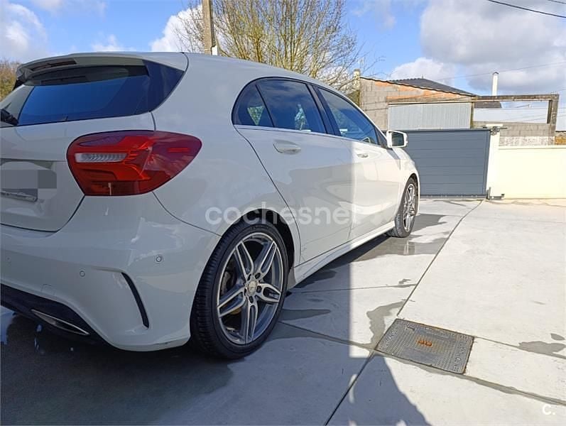 Usado Mercedes A200 AMG line 136 CV (100 kW) 2016 Blanco Berlina
