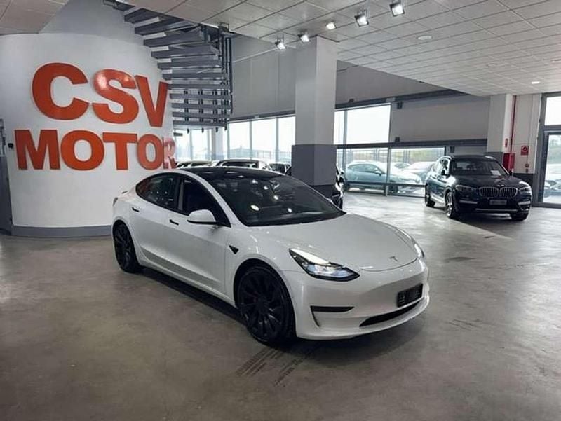 Usado Tesla Model 3 Performance 359 kW (489 CV) 2021 Blanco Berlina