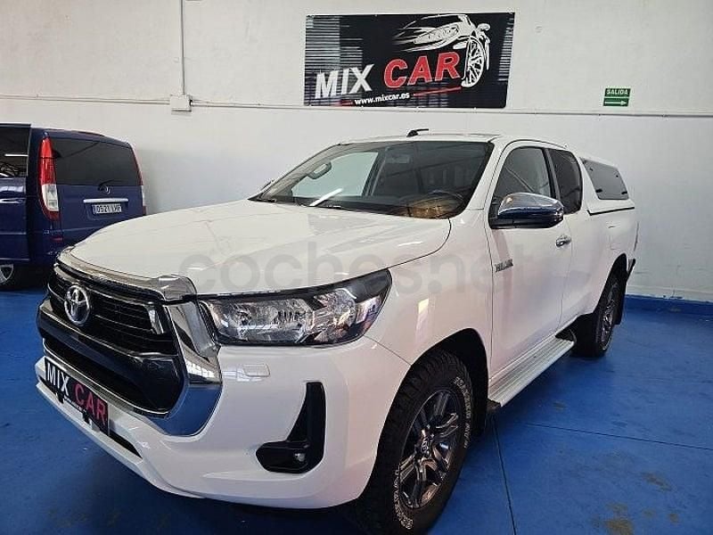 Usado Toyota HiLux 204 CV (150 kW) 2021 Blanco Pickup/Camioneta
