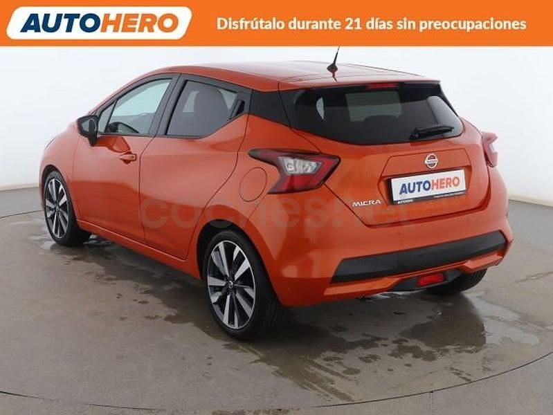 Usado Nissan Micra Tekna 100 CV (73 kW) 2020 Naranja Berlina