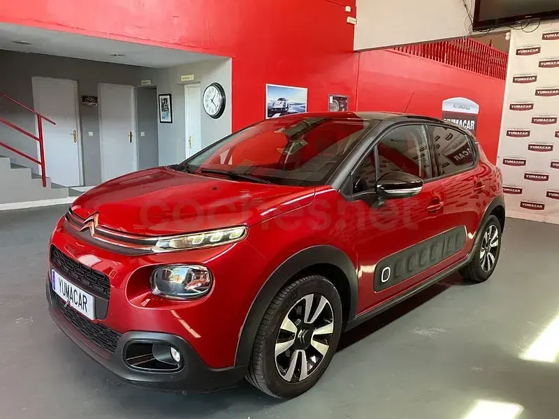 Usado Citroën C3 PureTech 110 CV (80 kW) 2020 Rojo Utilitario