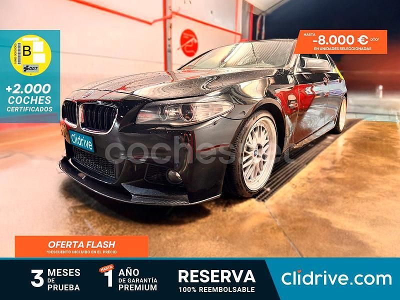 Negro Usado 2011 BMW 520 Efficient Dynamics Berlina | 13.990 € (Un poco caro) - Imagen 1/3