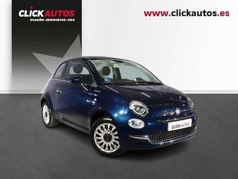 Usado Fiat 500 Dolcevita 71 CV (52 kW) 2021 Azul Descapotable