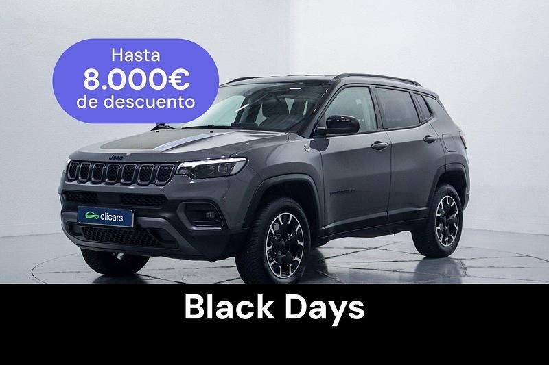 Gris Usado 2024 Jeep Compass Trailhawk SUV | 27.490 € (Caro) - Imagen 1/4