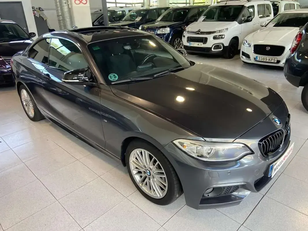 Usado BMW 220 M Sport 190 CV (139 kW) 2017 Gris / plata Coupe