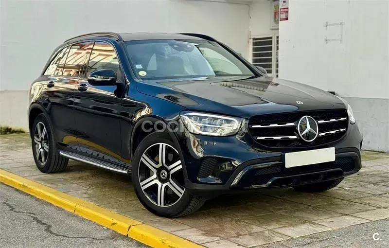 Usado Mercedes GLC220 170 CV (125 kW) 2020 Negro SUV