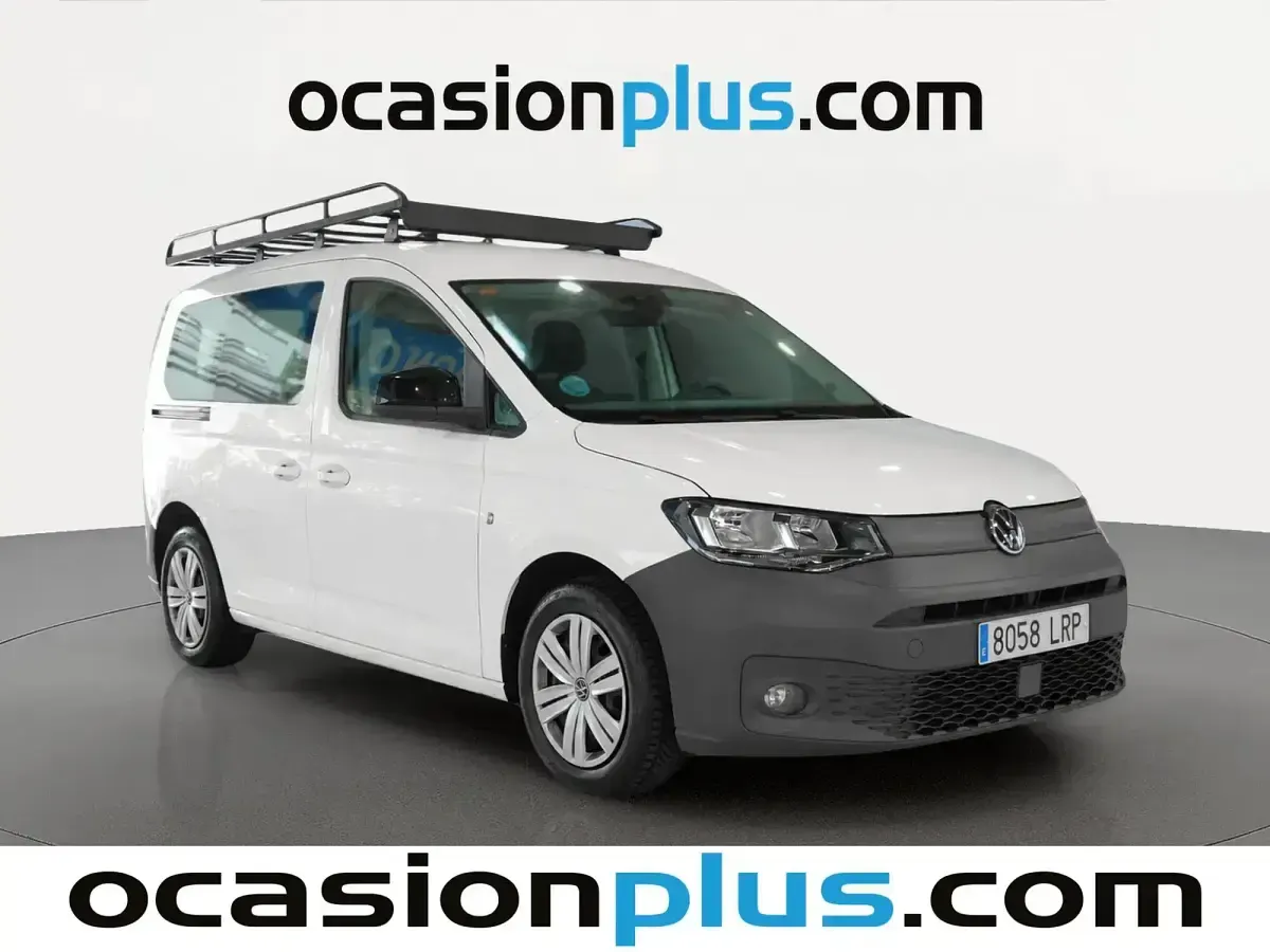 Usado VW Caddy 122 CV (89 kW) 2021 Blanco Monovolumen