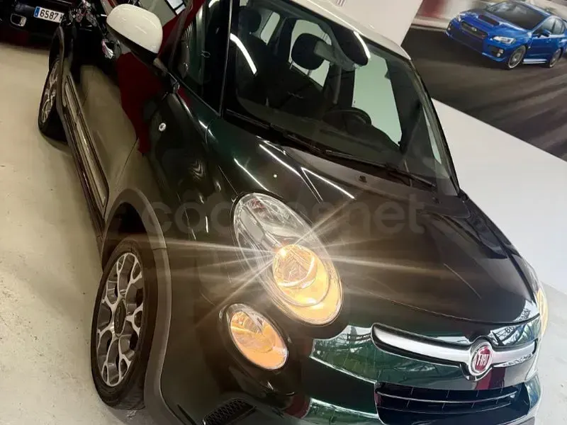 Usado Fiat 500L Cross 95 CV (69 kW) 2017 Verde Monovolumen