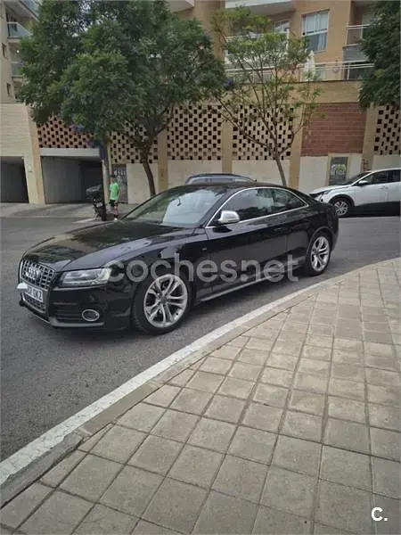 Usado Audi S5 354 CV (260 kW) 2009 Negro Coupe
