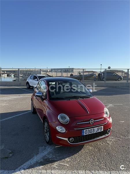 Usado Fiat 500 Lounge 69 CV (50 kW) 2016 Rojo Berlina