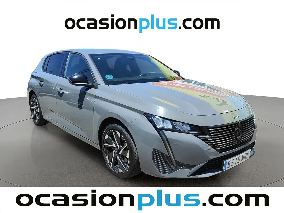 Usado Peugeot 308 Allure 131 CV (96 kW) 2024 Gris Utilitario