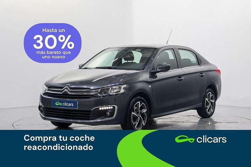 Gris Usado 2018 Citroën C-Elysee I PureTech Berlina | 7590 € (Precio justo) - Imagen 1/4