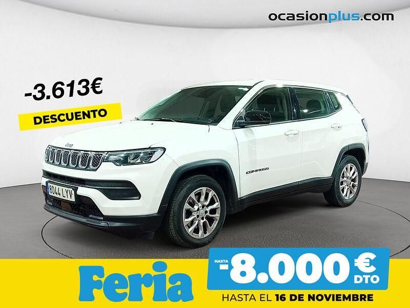 Blanco Usado 2022 Jeep Compass Longitude SUV | 21.380 € (Un poco caro) - Imagen 1/4
