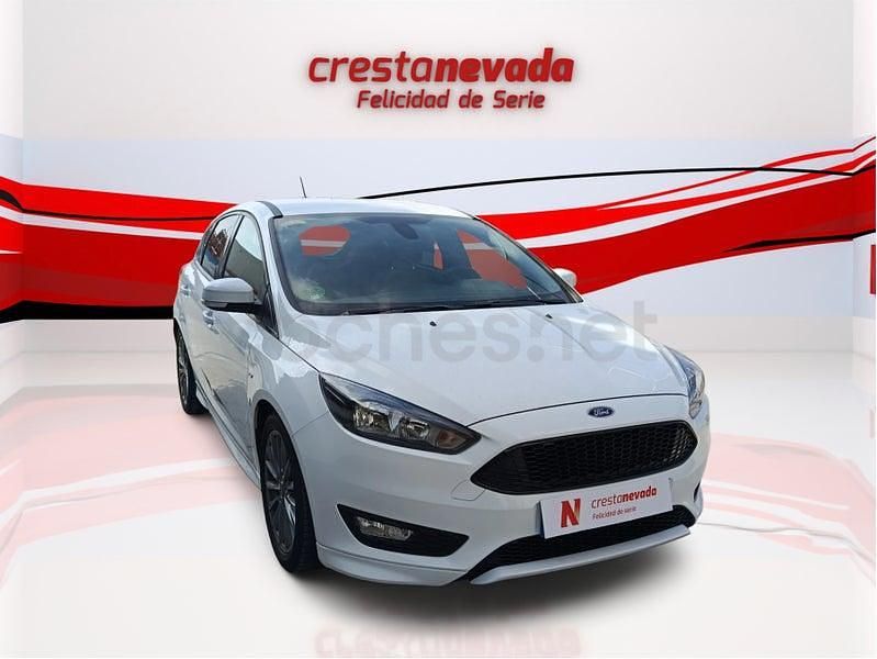 Usado Ford Focus ST-Line 125 CV (91 kW) 2018 Blanco Berlina
