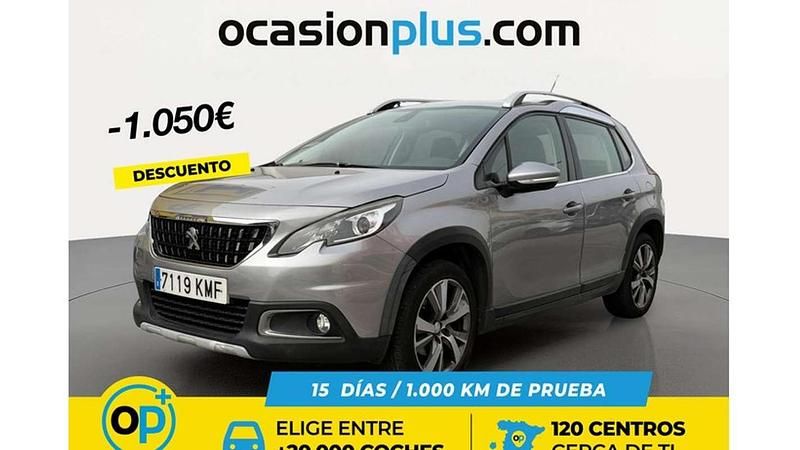 Usado Peugeot 2008 Allure 110 CV (80 kW) 2018 Gris SUV