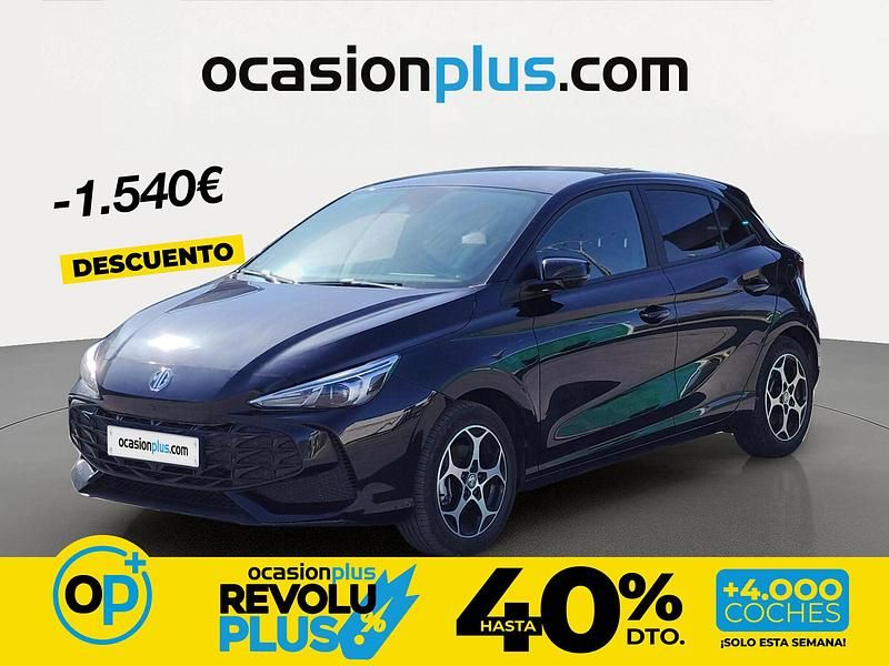 Usado MG MG3 Luxury 195 CV (143 kW) 2024 Negro Utilitario