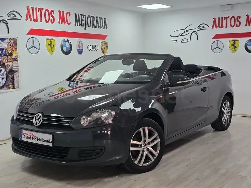 Usado VW Golf Cabriolet 105 CV (77 kW) 2013 Azul Descapotable
