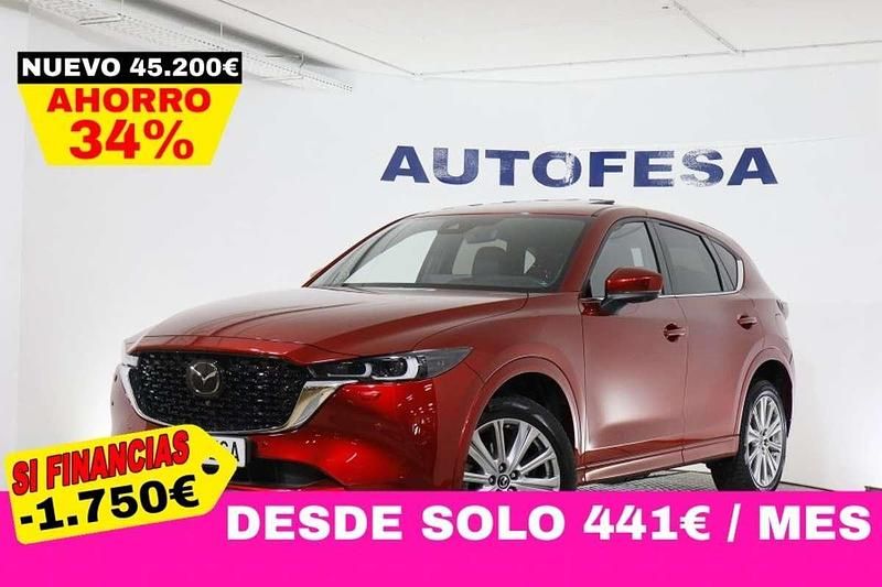Burdeos Usado 2022 Mazda CX-5 Signature SUV | 28.750 € (Precio justo) - Imagen 1/4