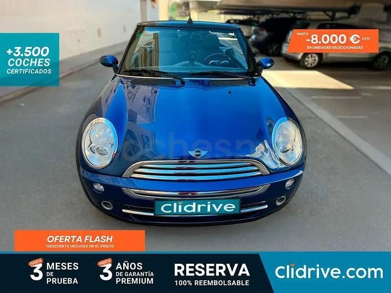 Usado Mini One Cabriolet 98 CV (72 kW) 2007 Azul Descapotable