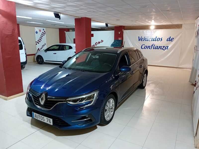 Azul Usado 2021 Renault Mégane IV Intens | 17.900 € (Un poco caro) - Imagen 1/4
