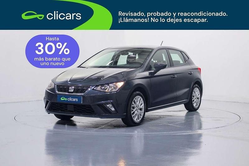 Usado Seat Ibiza Style 90 CV (66 kW) 2020 Negro Utilitario