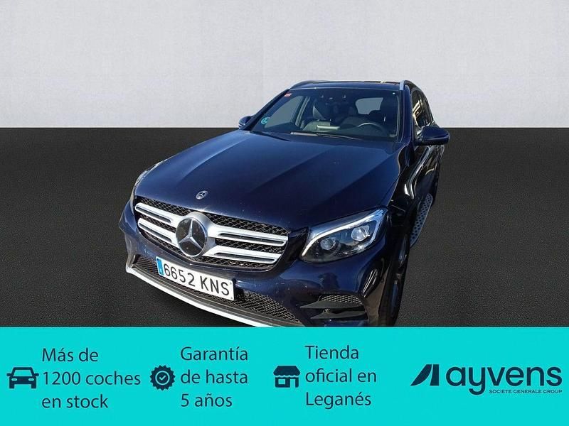 Usado Mercedes GLC250 204 CV (150 kW) 2018 Azul SUV