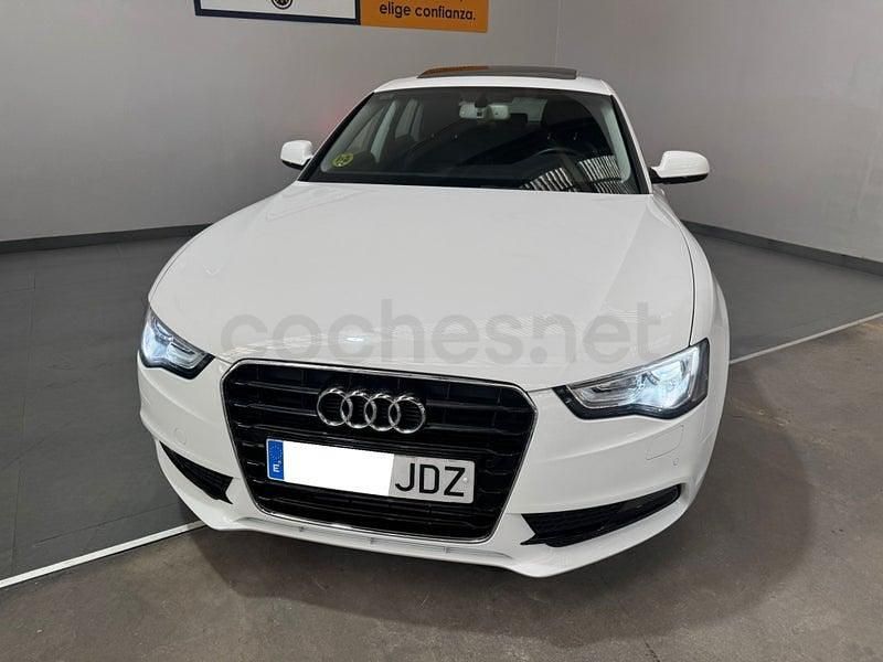 Begagnad Audi A5 Sportback Advanced 150 HK (110 kW) 2015 Vit Halvkombi