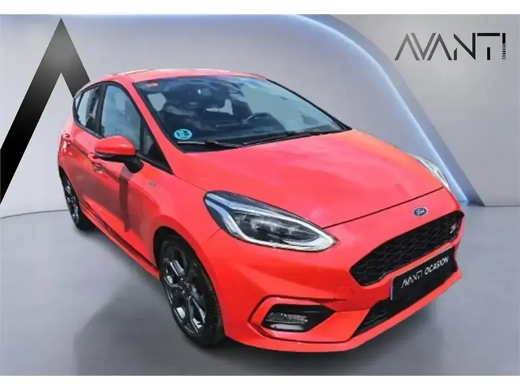 Usado Ford Fiesta ST-Line 125 CV (91 kW) 2019 Rojo Utilitario