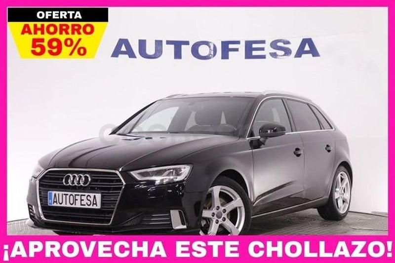 Usado Audi A3 110 CV (80 kW) 2016 Negro Berlina