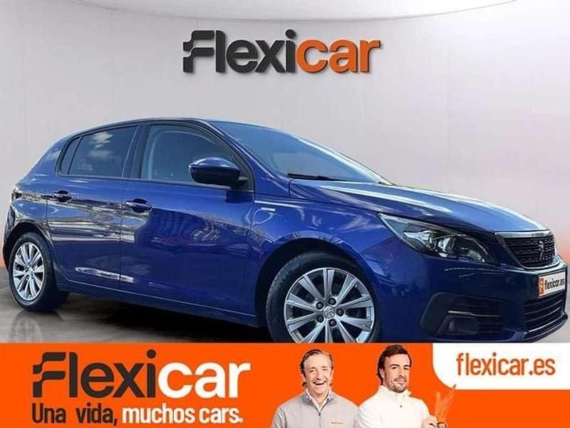 Azul Usado 2020 Peugeot 308 Allure Familiar | 9890 € (Buen precio) - Imagen 1/4