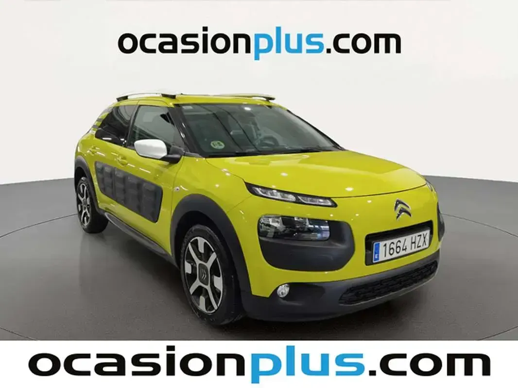 Usado Citroën C4 Cactus Feel 92 CV (67 kW) 2014 Amarillo Utilitario
