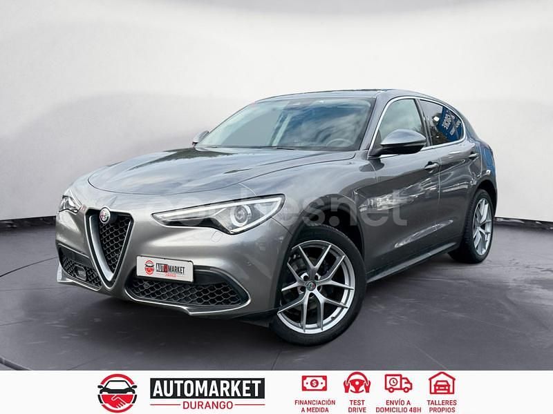 Gris / plata Usado 2017 Alfa Romeo Stelvio SUV | 23.490 € (Precio justo) - Imagen 1/4