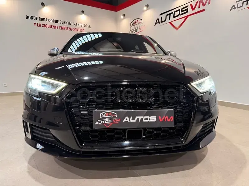 Usado Audi A3 S-Line 116 CV (85 kW) 2018 Negro Berlina