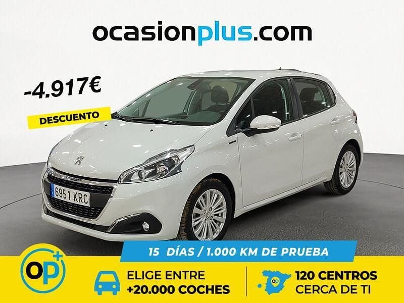 Usado Peugeot 208 Signature Sky 110 CV (80 kW) 2018 Blanco Utilitario