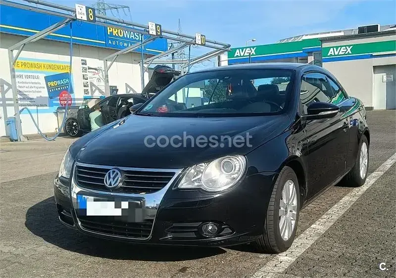 Usado VW Eos 160 CV (117 kW) 2009 Negro Descapotable