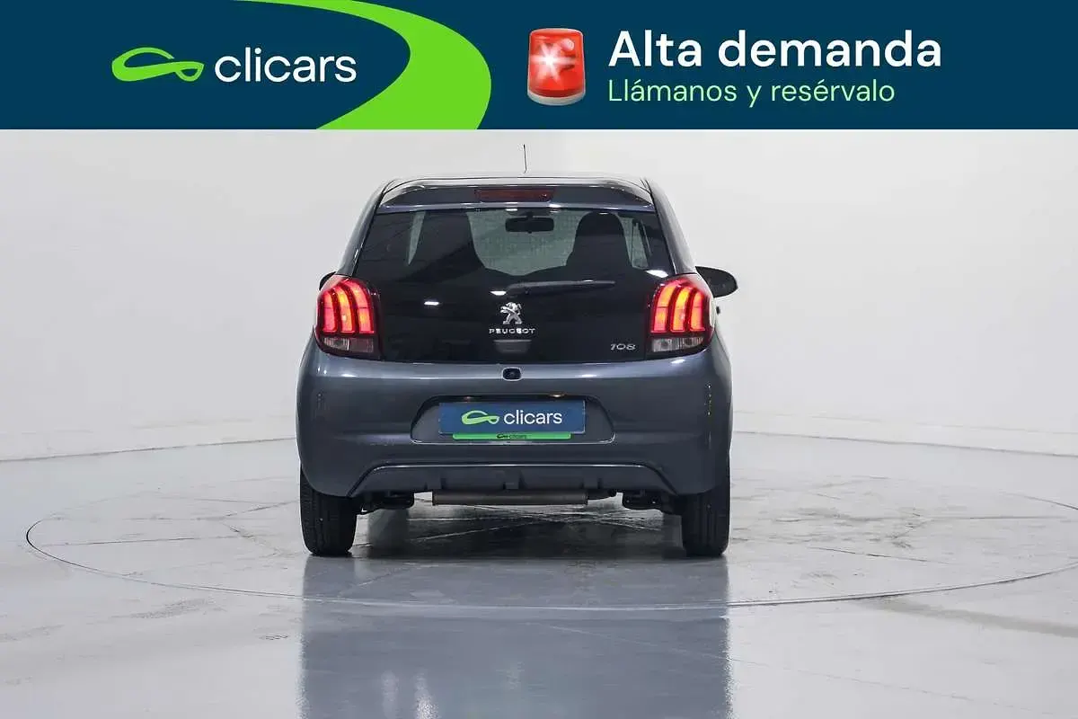 Usado Peugeot 108 Active 72 CV (52 kW) 2021 Azul Utilitario
