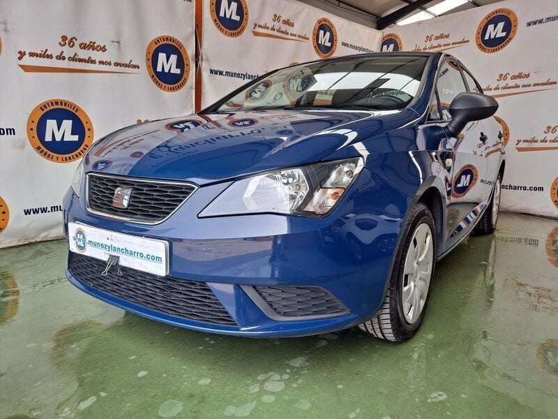 Usado Seat Ibiza Reference 90 CV (66 kW) 2017 Azul