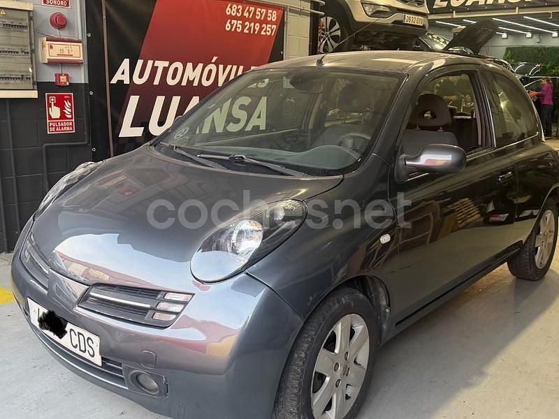 Gris / plata Usado 2004 Nissan Micra Tekna Berlina | 2950 € - Imagen 1/4